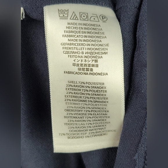 Michael Kors Long sleeve Navy Blue thick material office Career Women's dress M - Picture 8 of 11